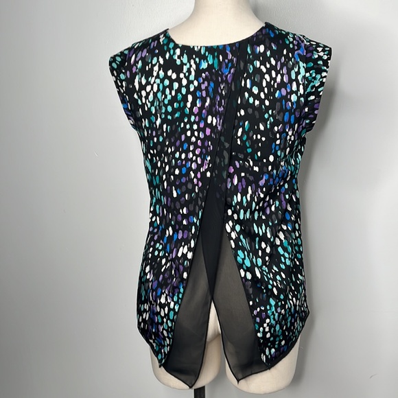 BANANA REPUBLIC SLEEVLESS MULTICOLOR OPEN BACK XS - Picture 5 of 11